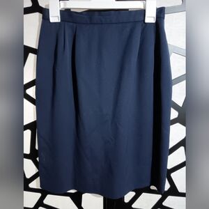 Land's End Skirt - Navy - Sz 8